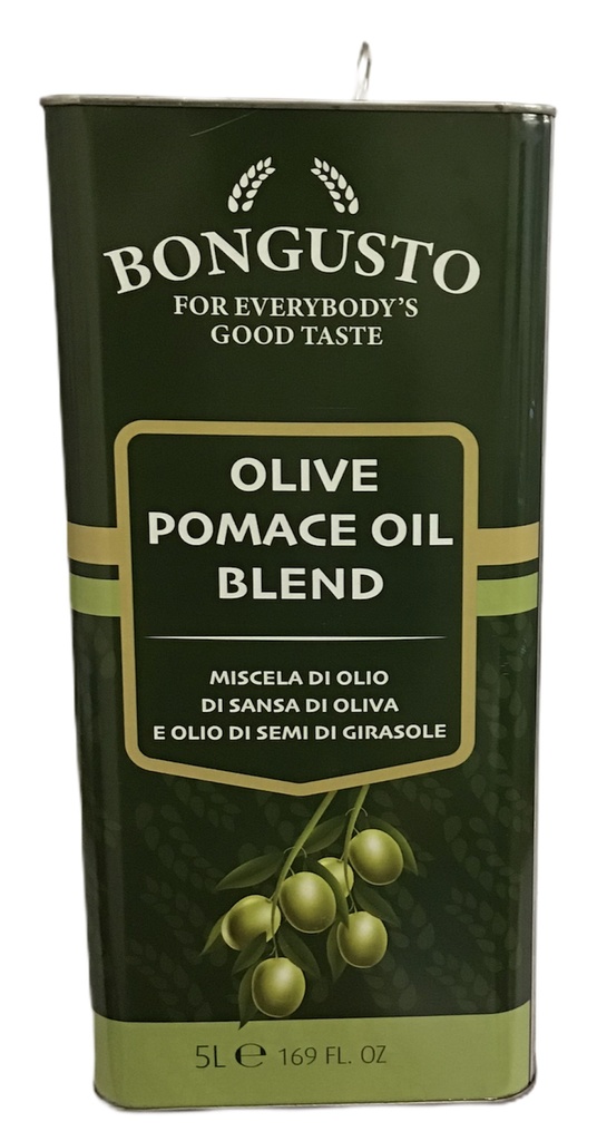 BONGUSTO OLIVE POMACE OIL BLEND (TIN) 4X5L