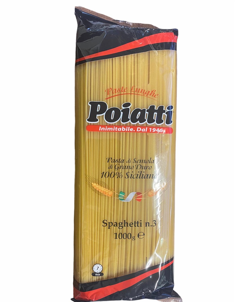 SPAGHETTI N.3 - POIATTI 12X1KG